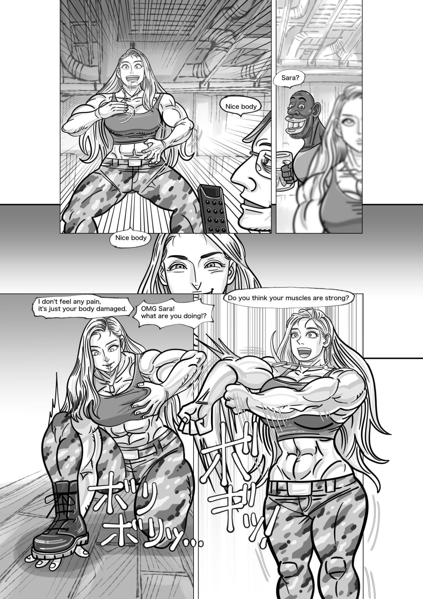 A comic where a female soldier is controlled as she pleases with a remote control 12 pages.3