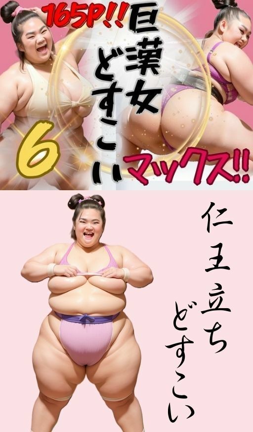 AI巨漢女どすこいMAX！！第6弾！！ 165ページ 日本人 ぽっちゃり 戦士 レスラー 巨乳 デブ 超乳 ガチムチ 女力士 柔道 空手 格闘家 相撲 相撲取り 巨漢女 巨人 でかい big…3