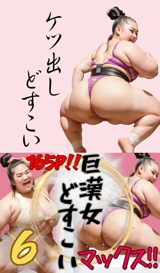 AI巨漢女どすこいMAX！！第6弾！！ 165ページ 日本人 ぽっちゃり 戦士 レスラー 巨乳 デブ 超乳 ガチムチ 女力士 柔道 空手 格闘家 相撲 相撲取り 巨漢女 巨人 でかい big…4