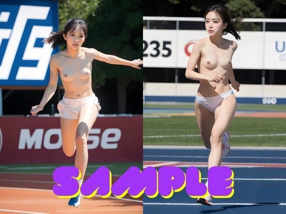 AI美女グラビア写真集 ドキッ！丸ごとトップレス 女だらけの陸上大会2