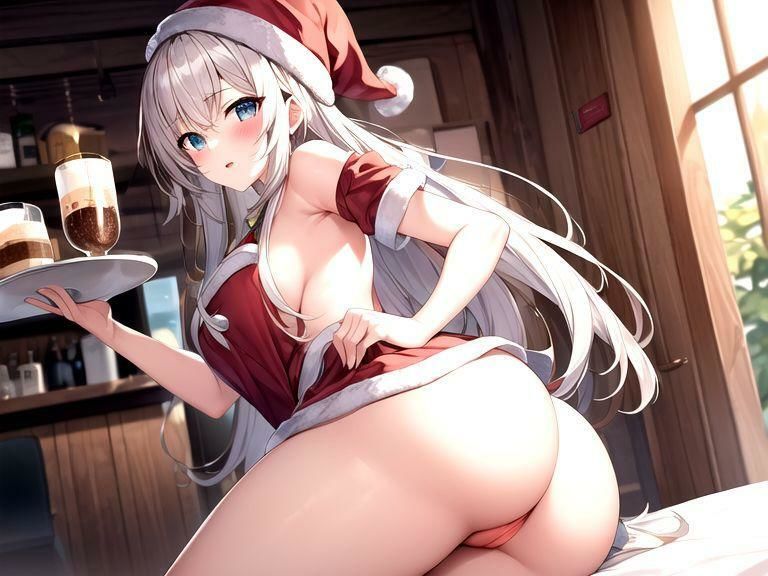 Hな恰好のウェイトレスしかいないカフェ＆バー クリスマス編7