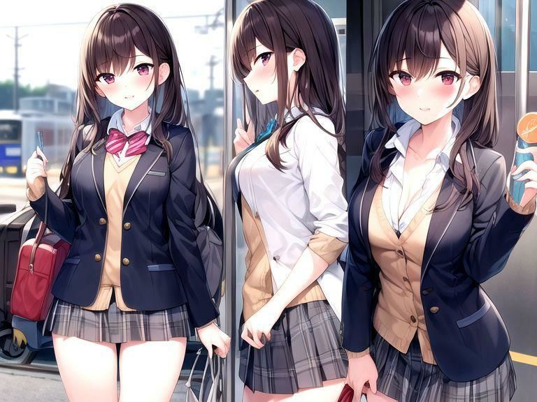 ノーパンノーブラ・露出学園の日常 冬服ブレザー 編3