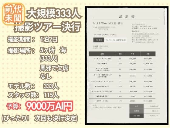 人類史上初！前代未聞の333人全員18歳！第2弾「クラスで1番の女の子の裸だけが拝める」Xデー到来！！5