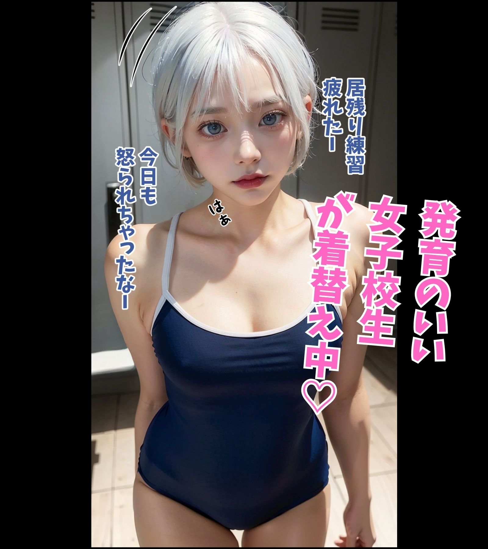 催●アプリで「スク水後輩」と中出しSEX、為す術なく堕ちていく女子校生【天河なな】1