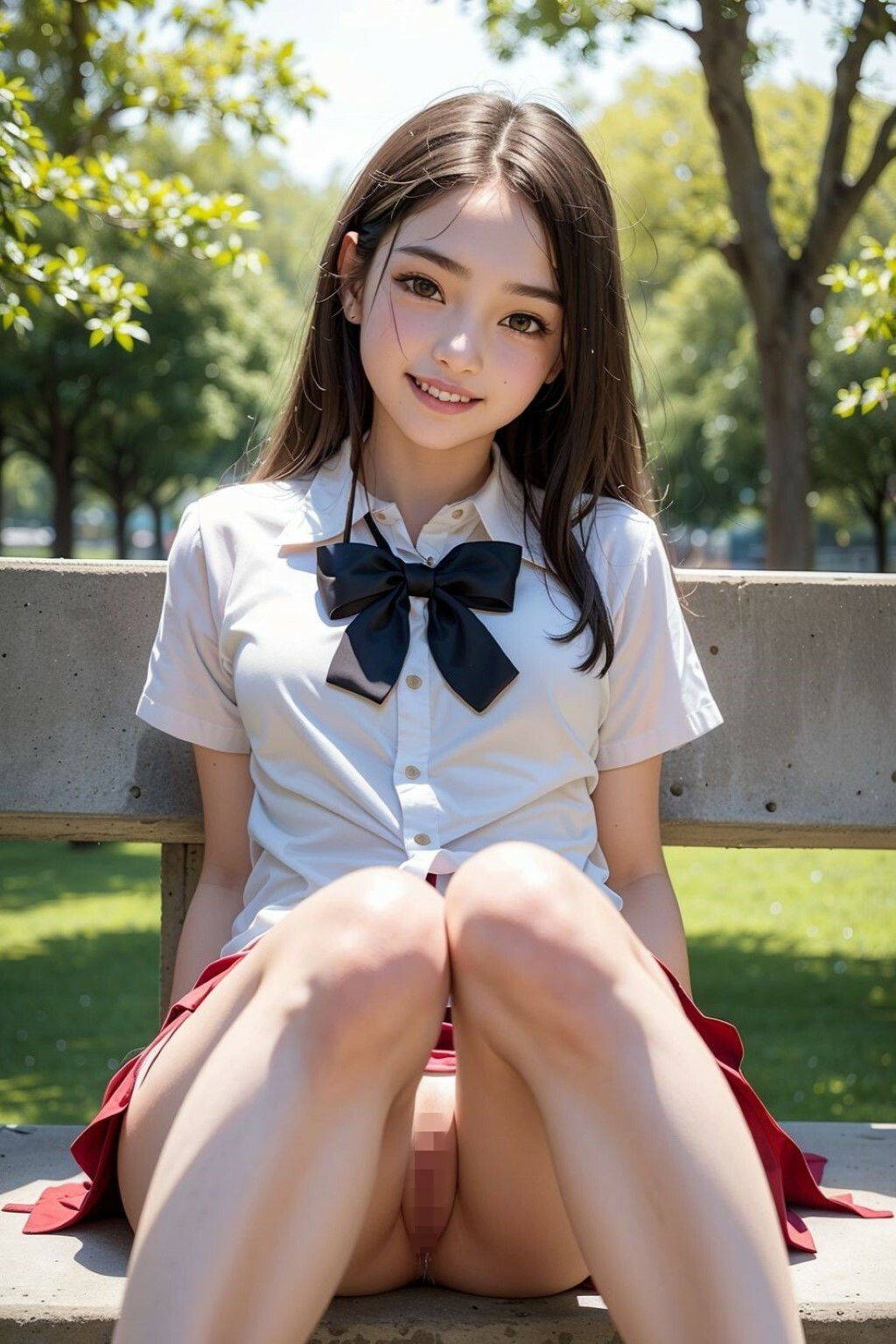 公園露出少女5