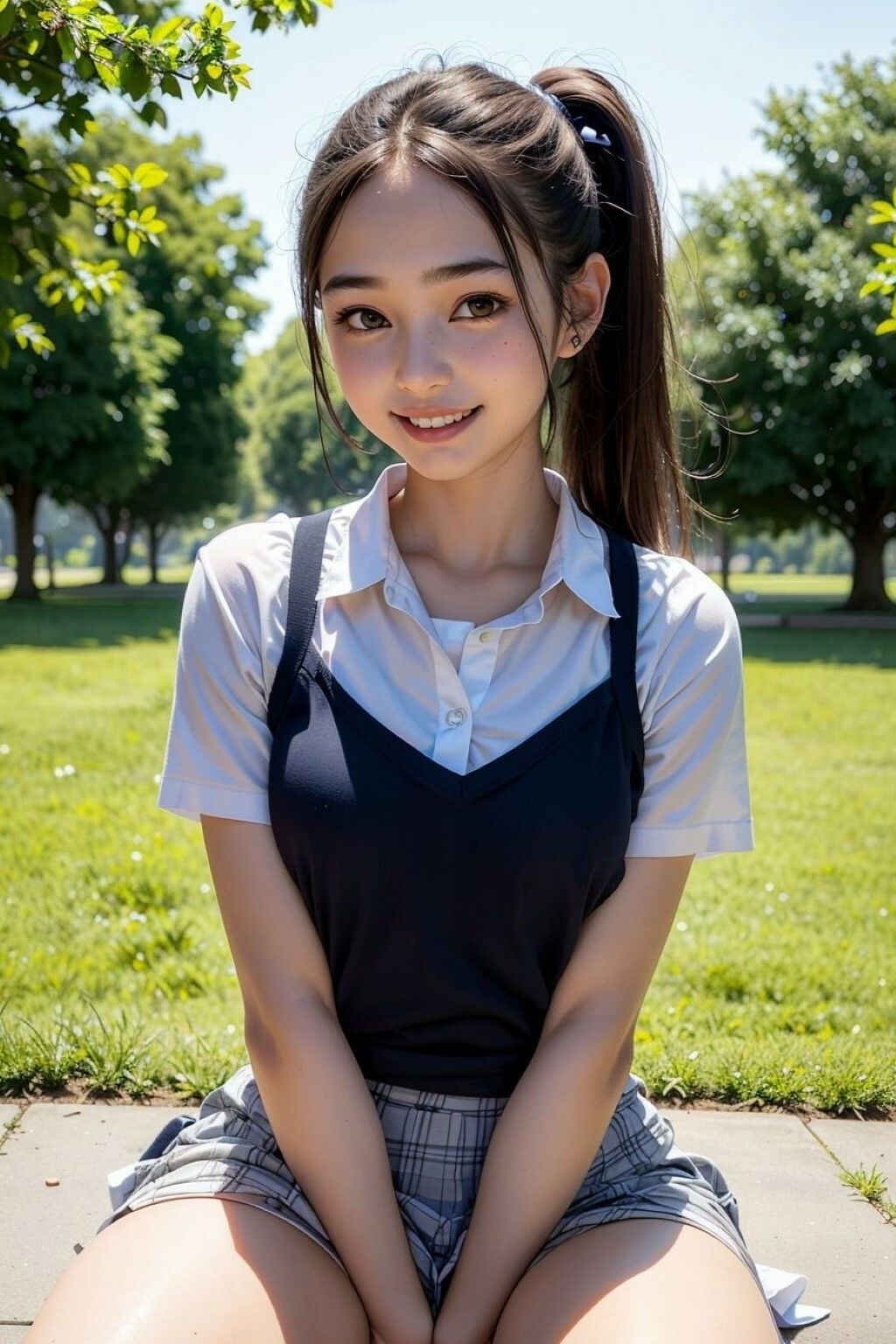 公園露出少女6