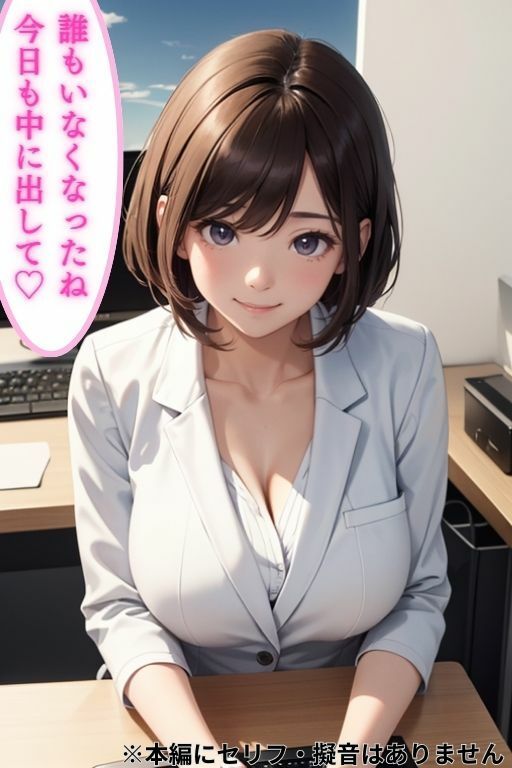 巨乳OLにたっぷり中出しするCG集1