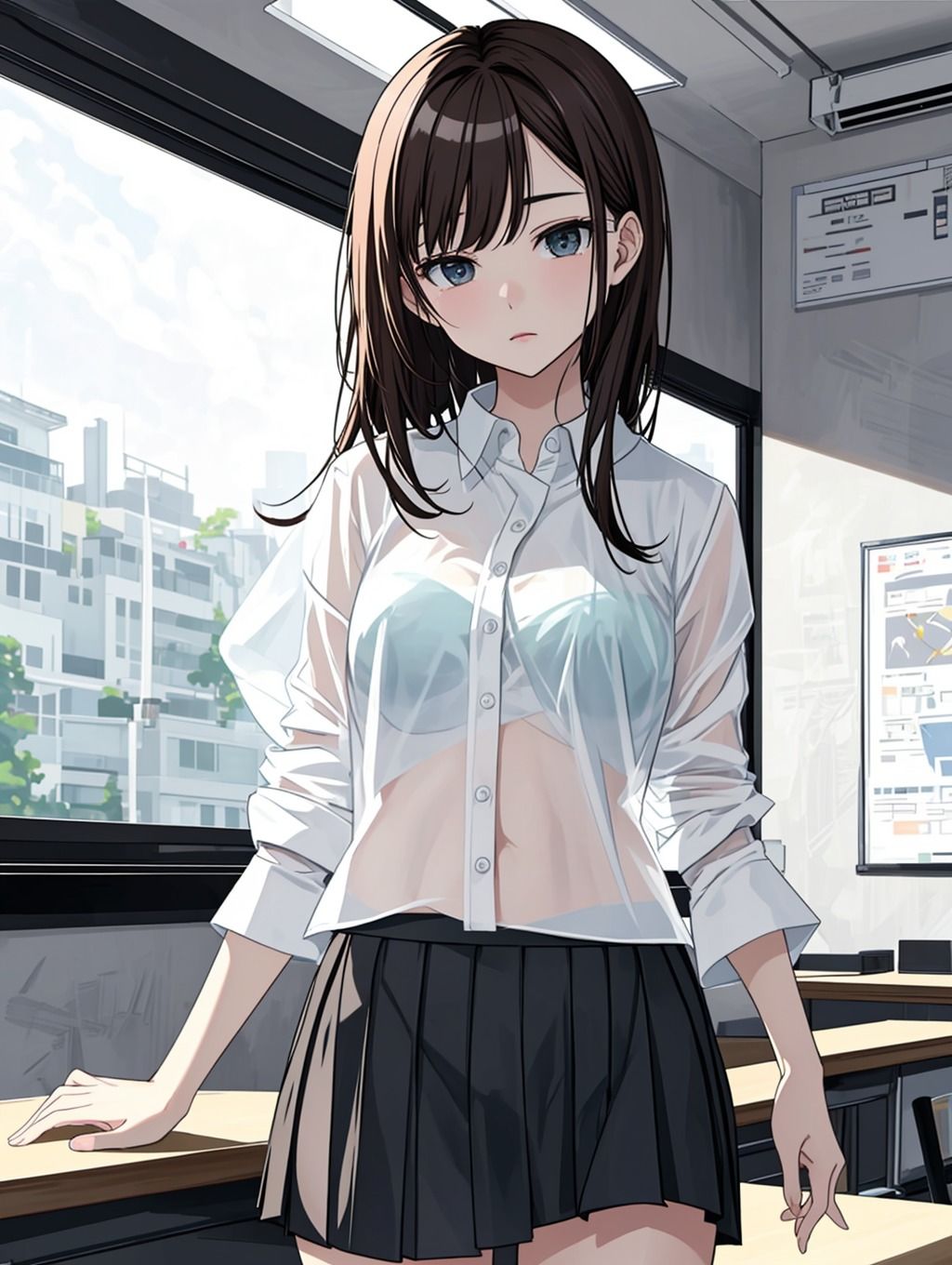 魅惑の透け制服10