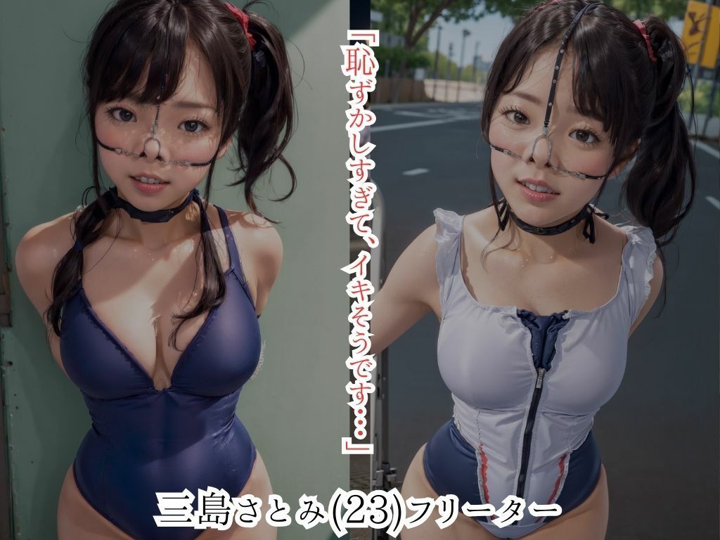 鼻フック女〜スク水着衣編〜4