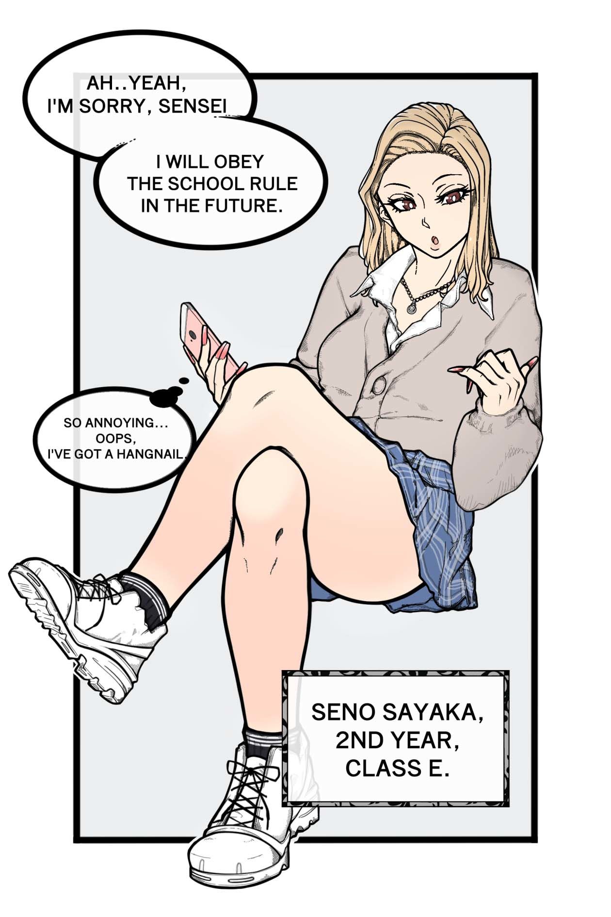 A WAKARASE story about a cocky high school girl1