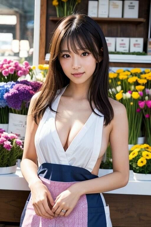 AI生成美女写真集 vol25 花屋美女10