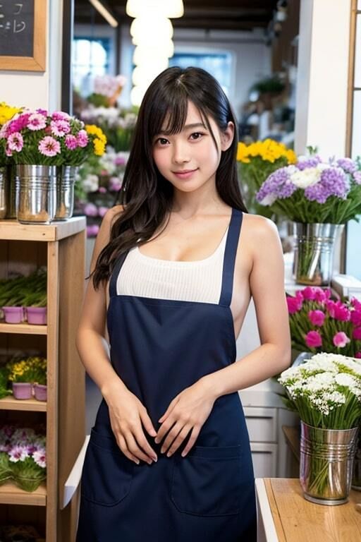 AI生成美女写真集 vol25 花屋美女9