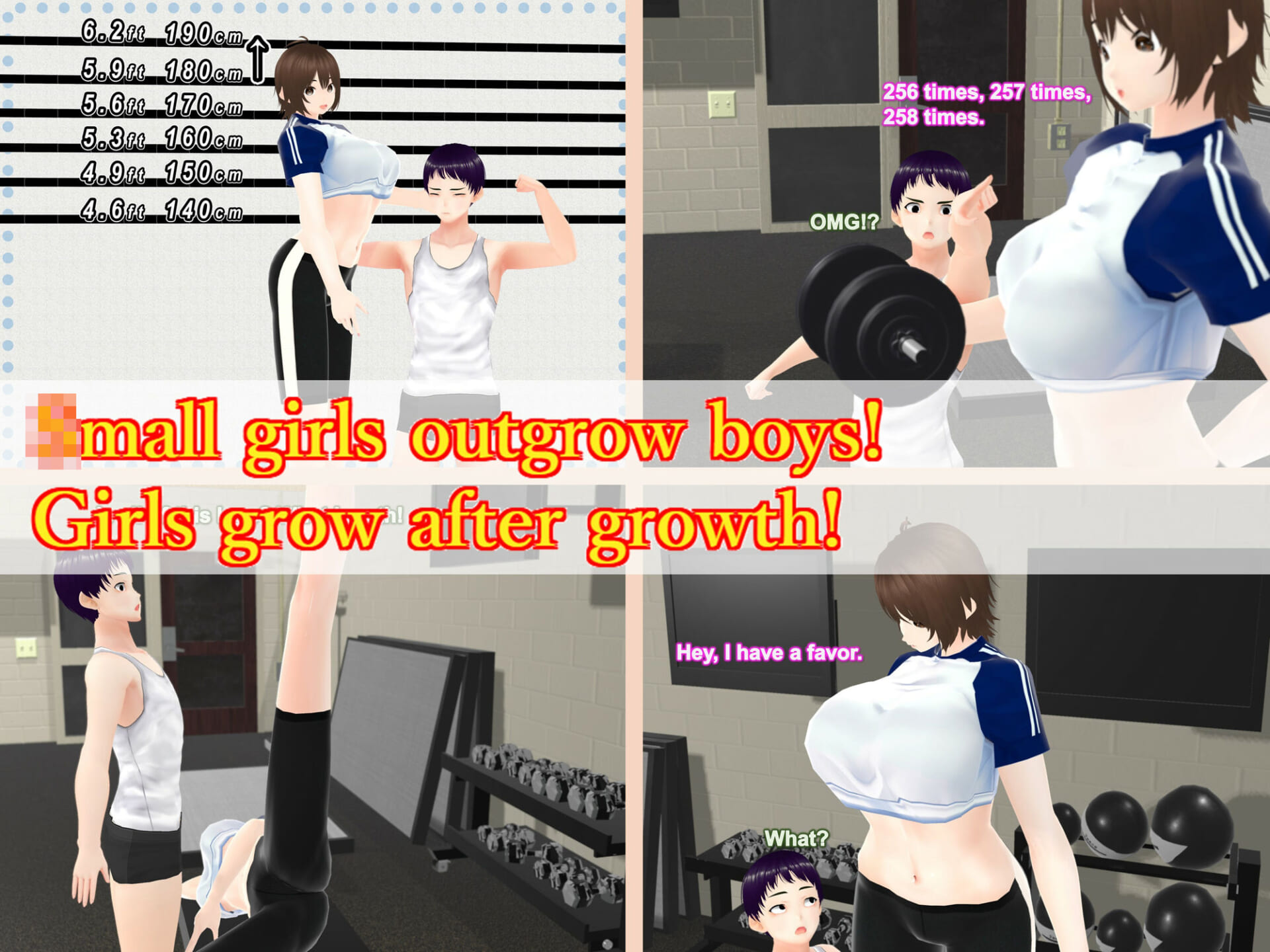 Outgrowing only girls， Overtake boys， Growth sound dumbbells Arc9