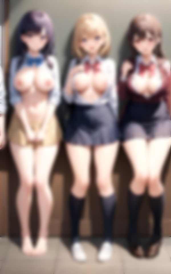 SSS級巨乳の美少女〜みんな裸で集合写真！！みんな一緒ならおっぱいも見せれるよっ1