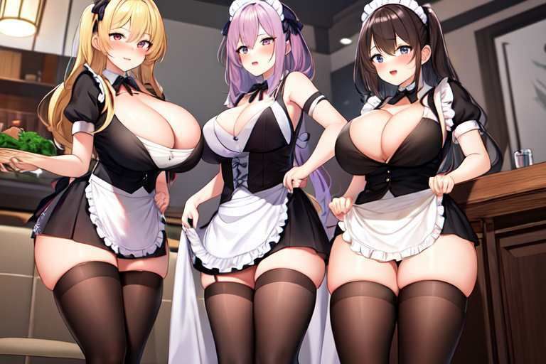 【微エロ】爆乳＆巨尻ミニスカメイドコレクション（総枚数117枚）3