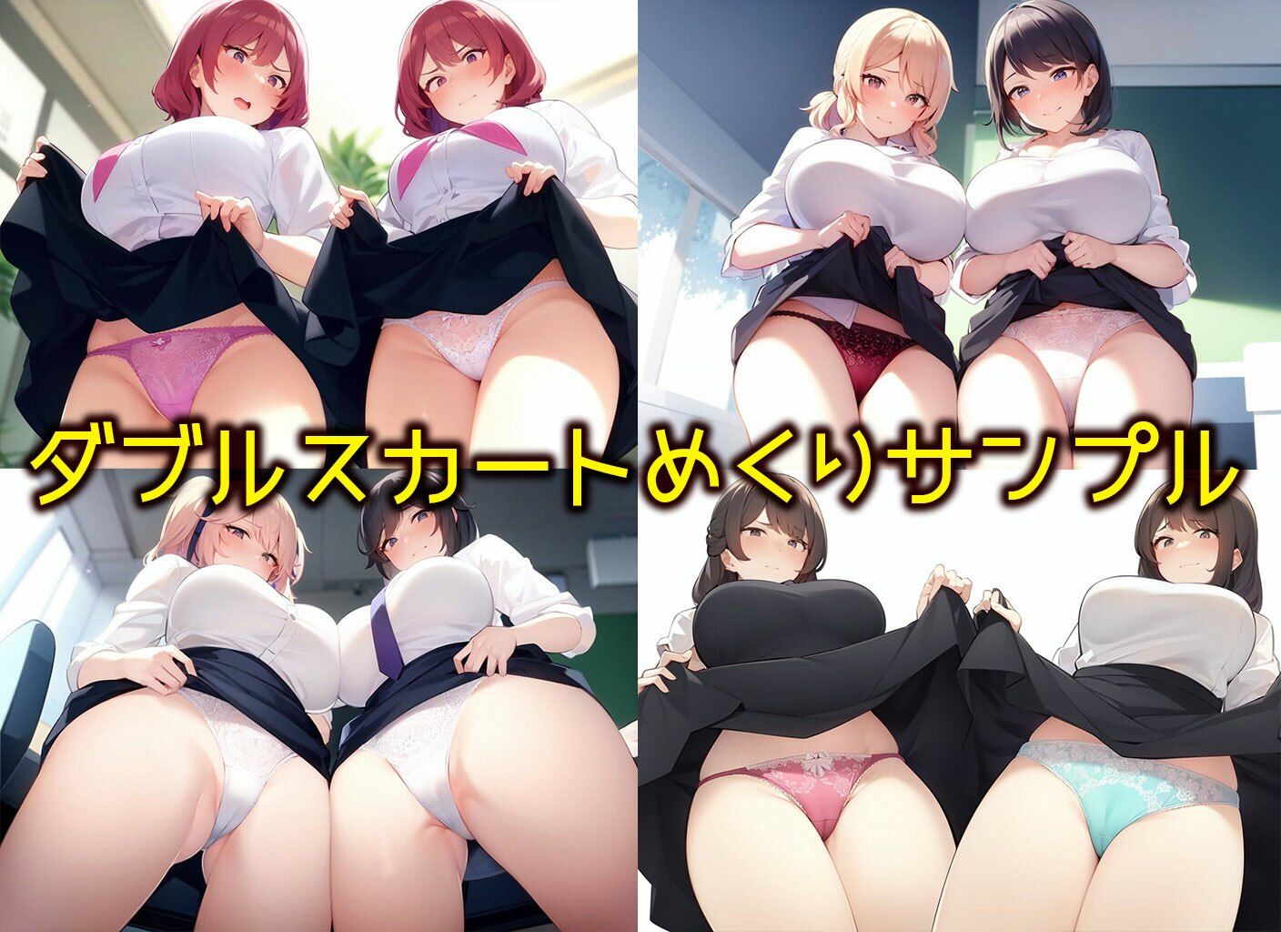 【清楚系女子】休日OLさんたちのスカートめくり5