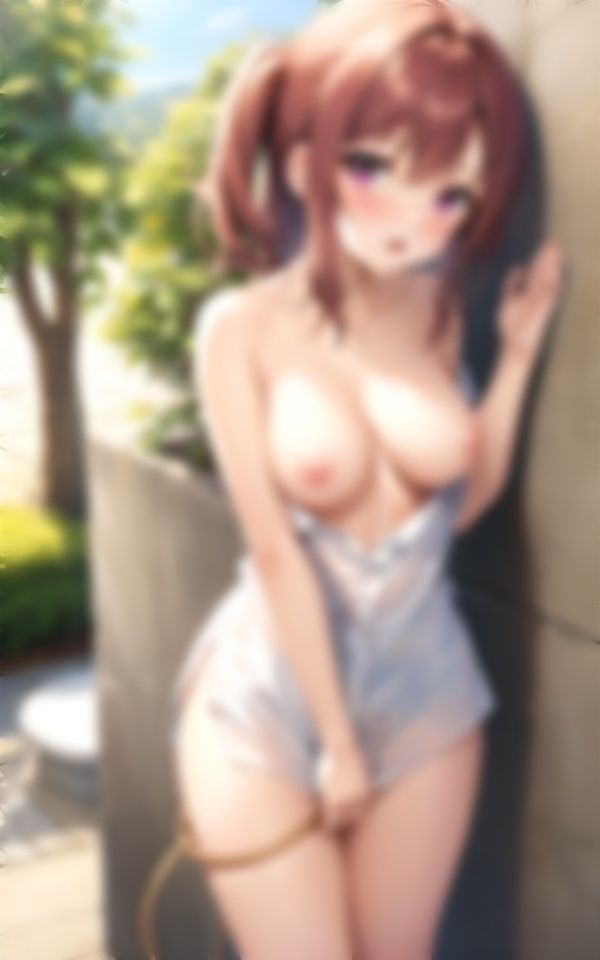 えっち娘xS級全裸お散歩写真集〜たわわ自慢のGカップがポロリ4