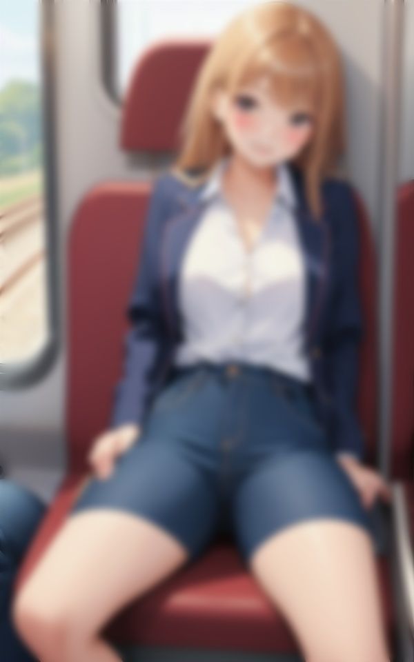 えろい彼女と初デート〜電車妄想編1