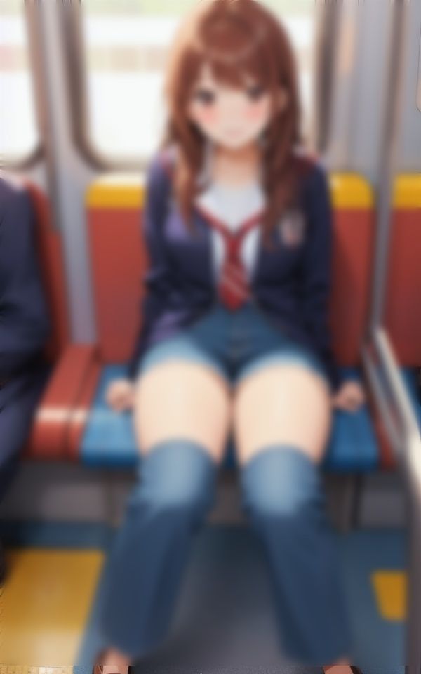 えろい彼女と初デート〜電車妄想編3