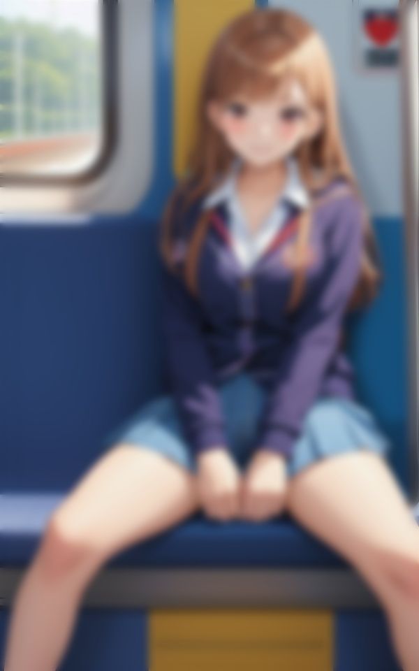 えろい彼女と初デート〜電車妄想編4