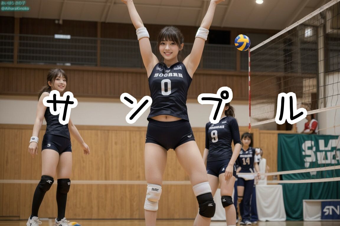 むちむち美人バレー選手にワキと太ももを見せつけられる集8