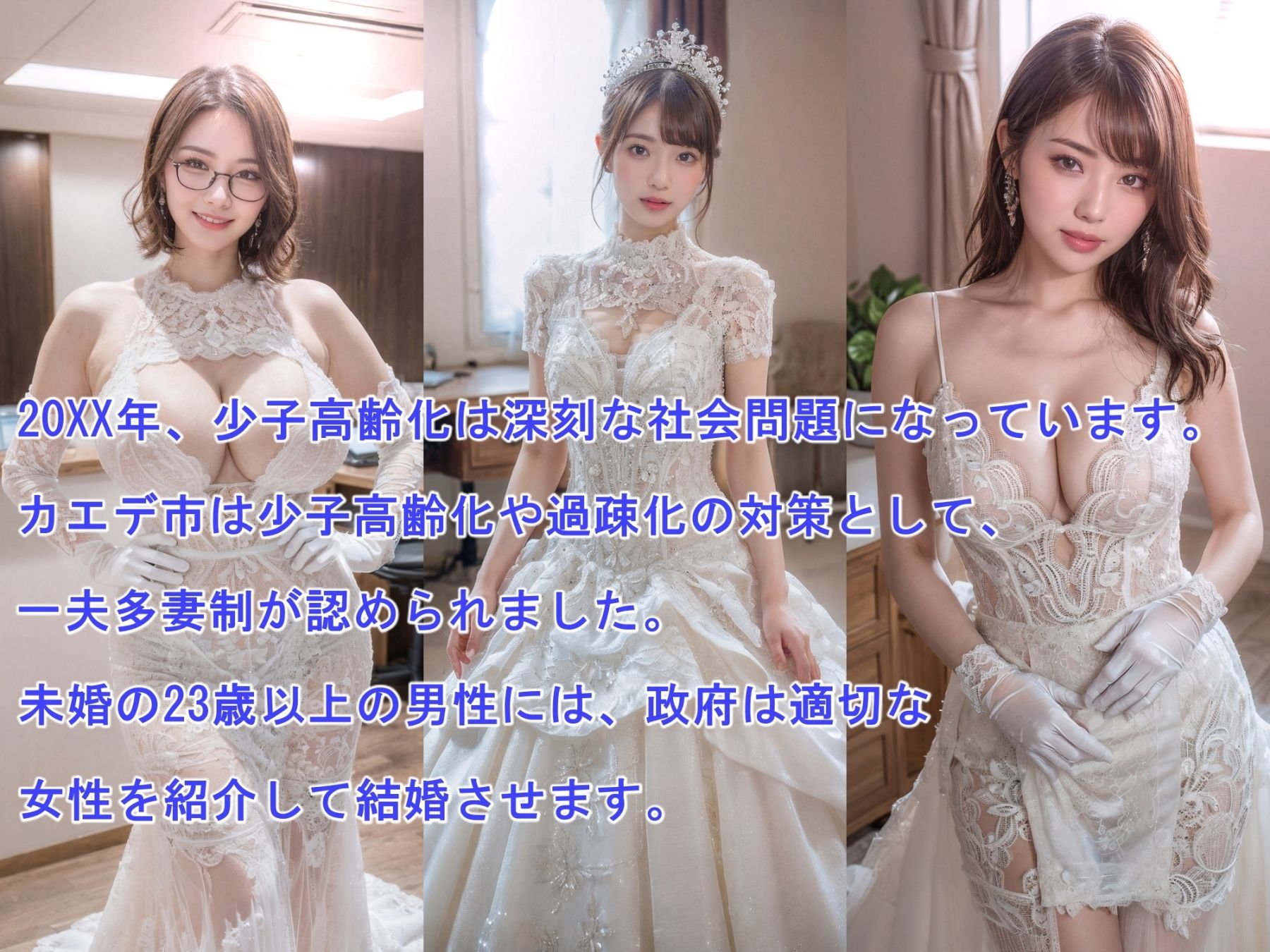 ハーレム婚●一夫多妻の生活●社内婚活【4K超画質】1