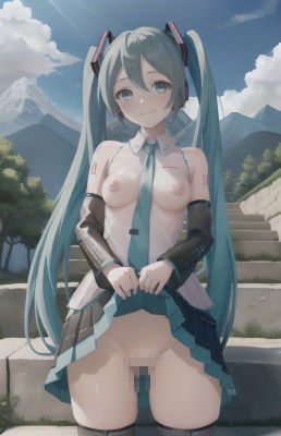 初音〇クとお外でハメ撮り2