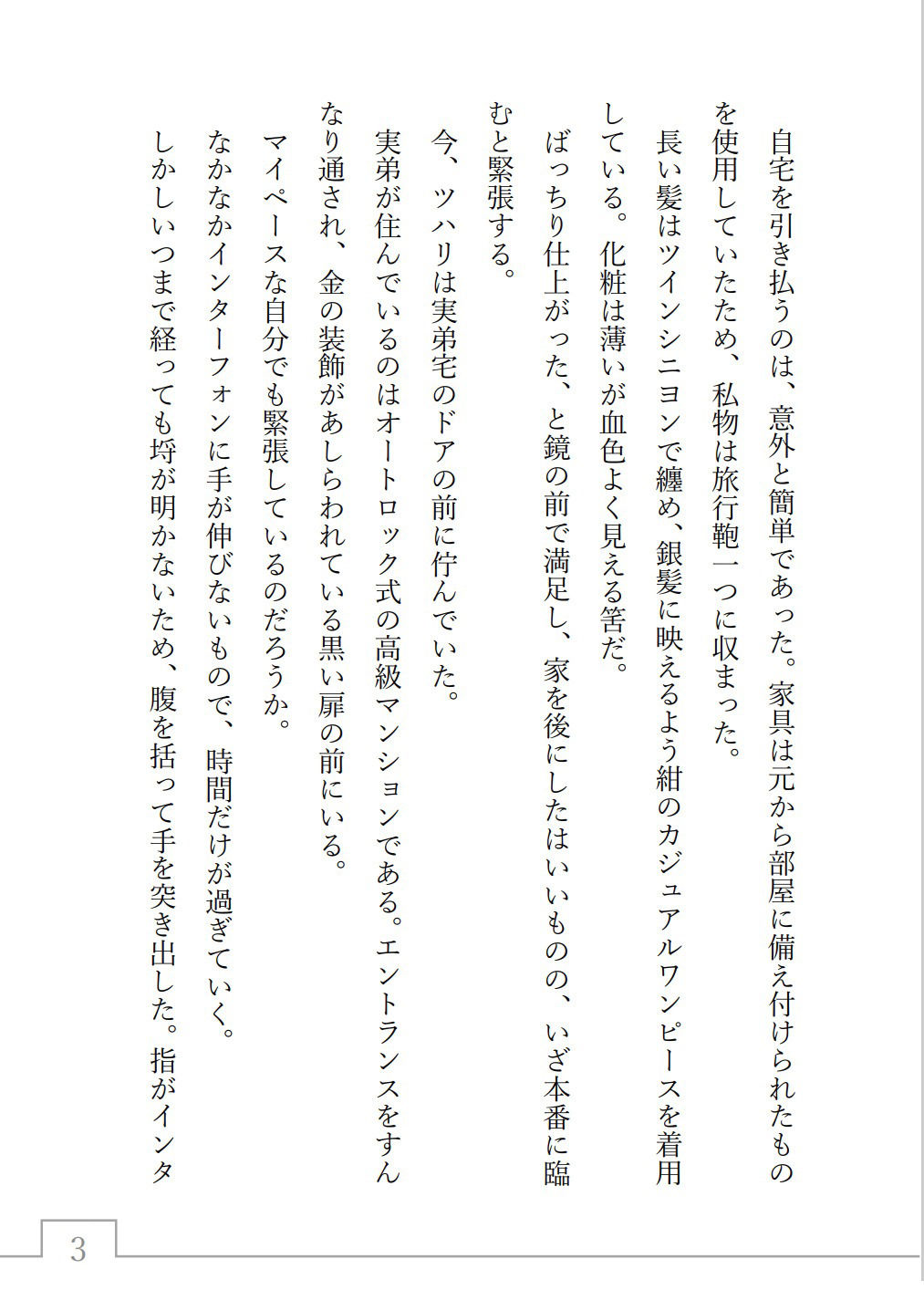 戦争の英雄である弟に嫁ぐことになった姉の話。（タイトル:消ゆる氷の残りなく）3