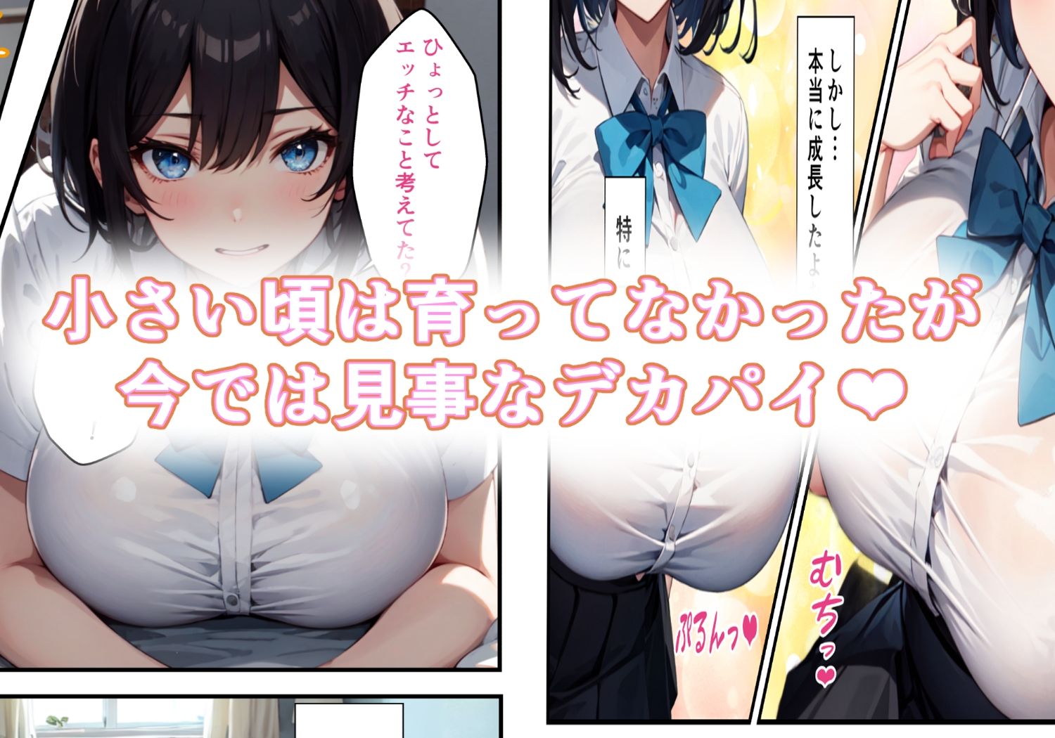 部屋に入り浸るデカ乳娘とHする話2