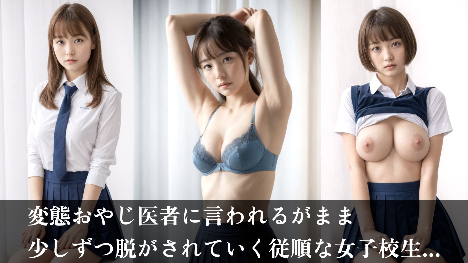 【4K】女子校生の内科検診【500枚】2