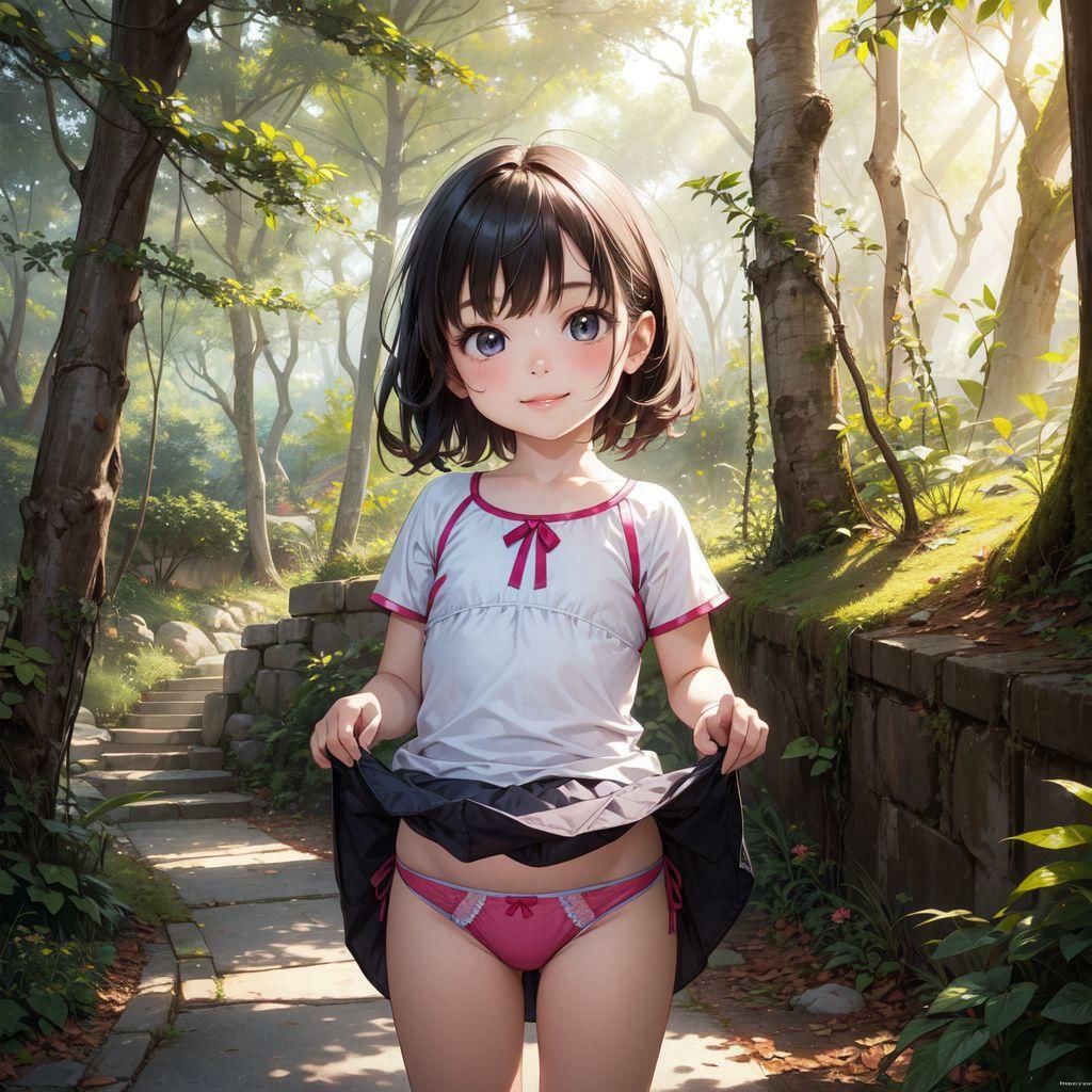 公園に行けば少女たちが綿パンツ見せてくれる2