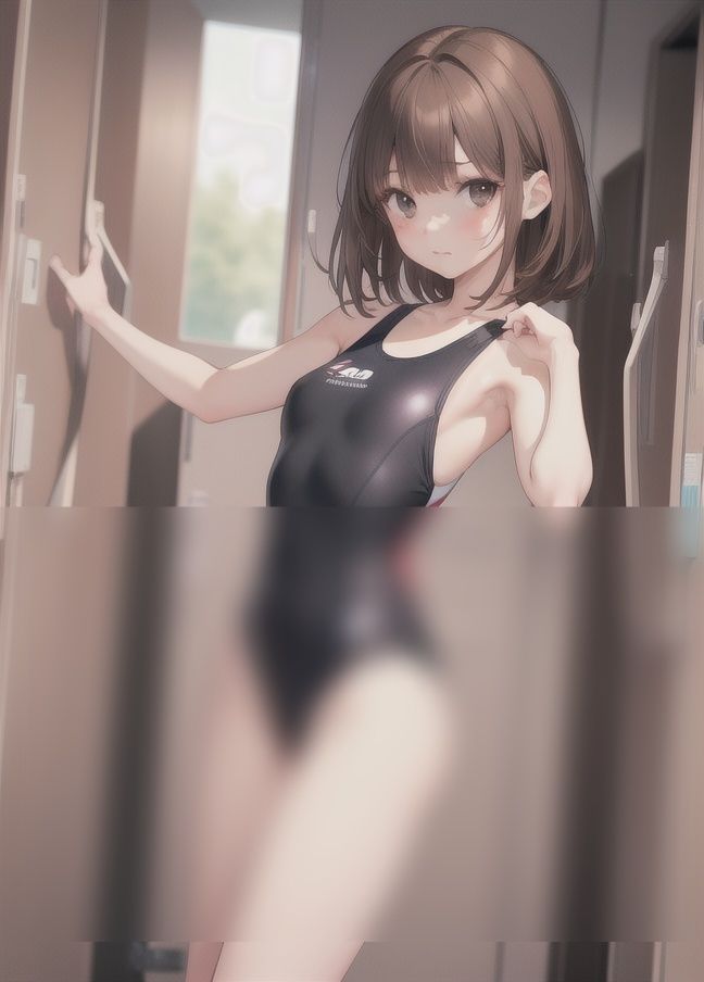 水着でやろ？スク水が激可愛い女の子3