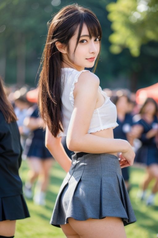 青〇女子大学野外露出愛好会〜おっぱいおま〇こたくさん見て〜9