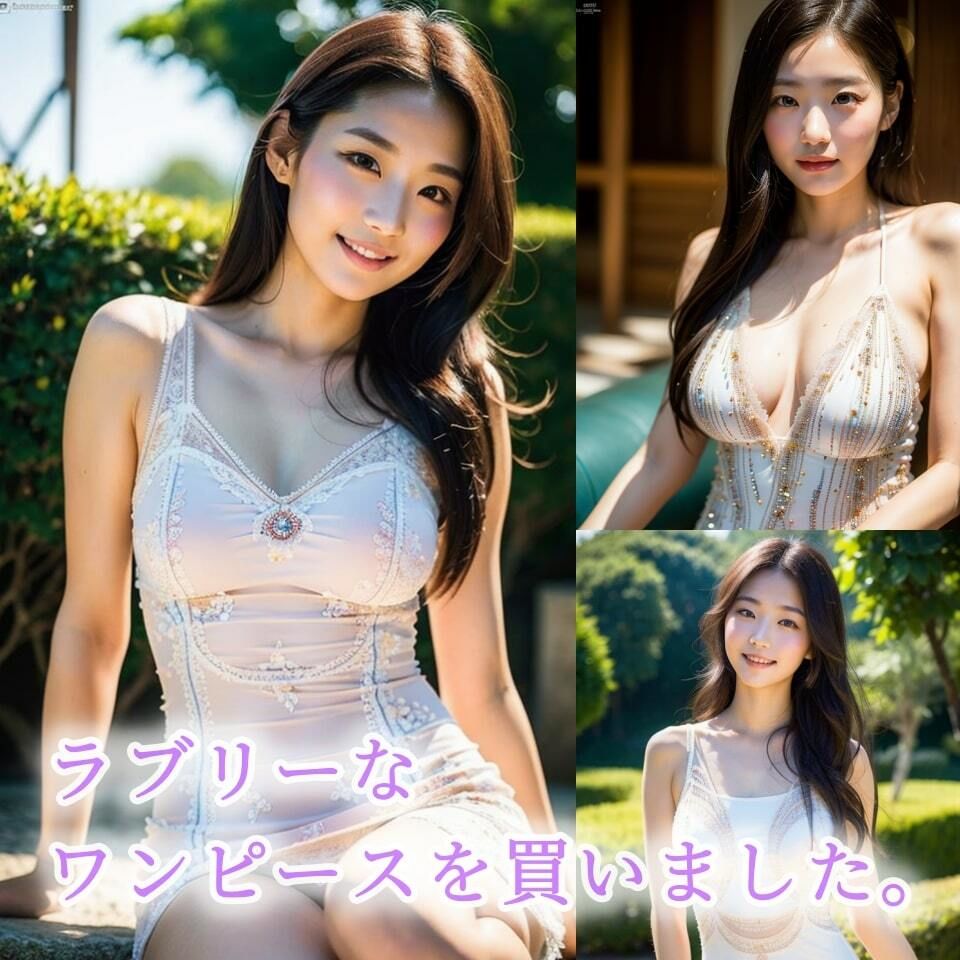 【素人美乳】ちょっとHなラブラブワンピース〜着衣フェチさん見てください〜【124p】3