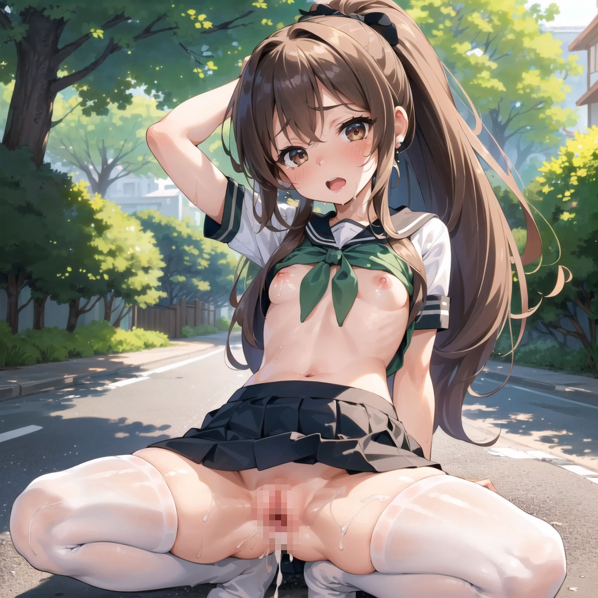 【美麗266枚】美少女愛好倶楽部〜淫らな露出制服編〜 第二弾6