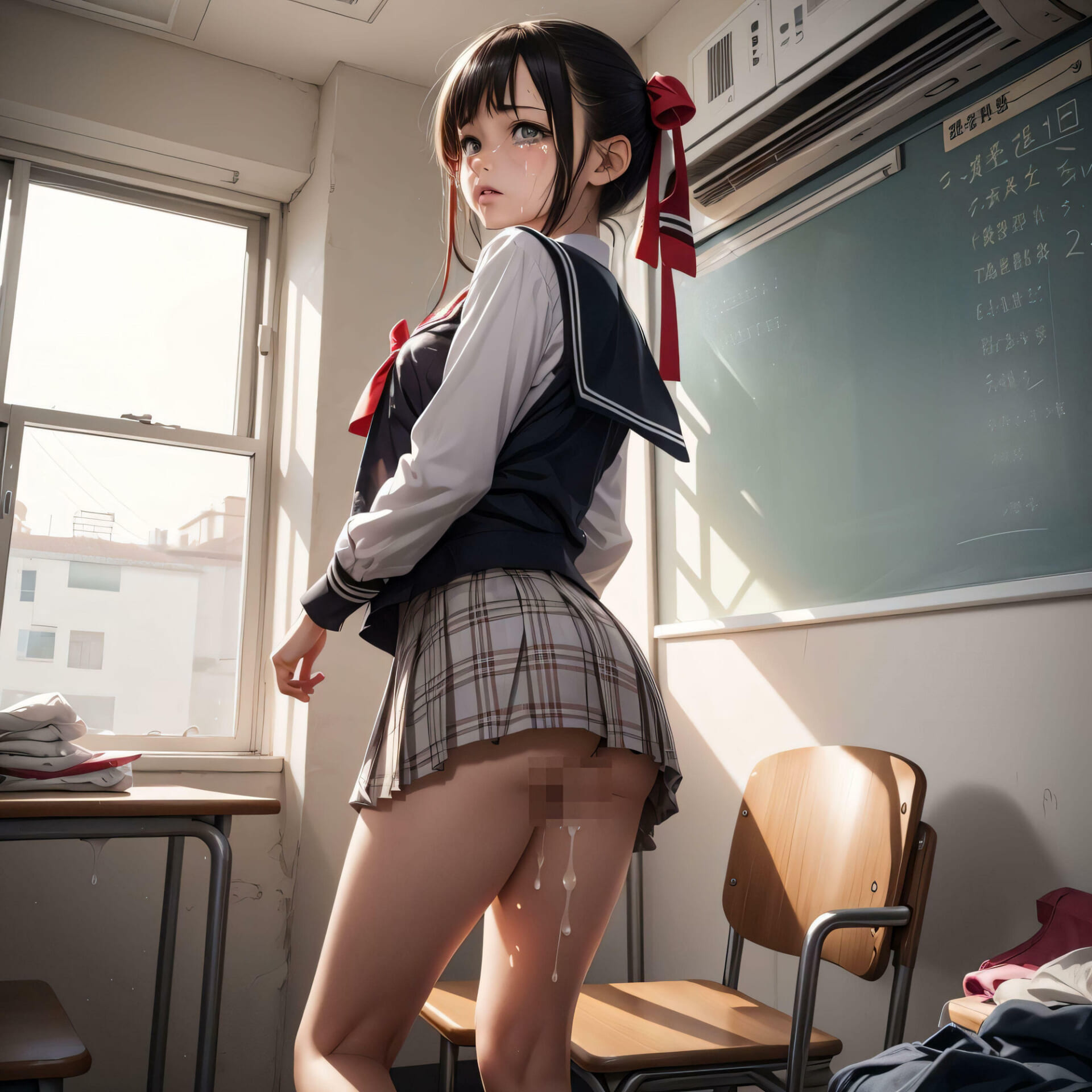 どこにも居場所のない少女達は学校で種付けされる5