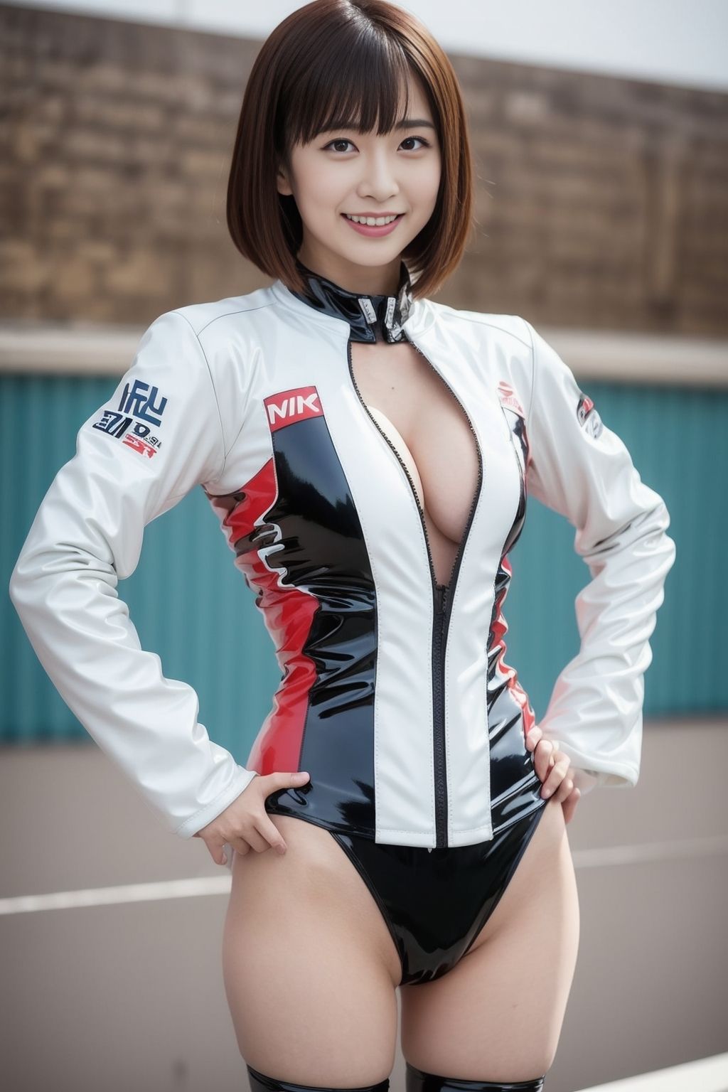 サーキットを彩るレースクイーン・キャンギャルのエッチな撮影会2