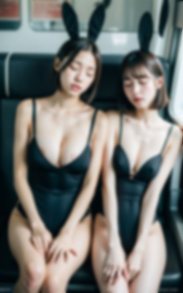 休憩中のコスプレバニーちゃんを脱がしてHな副業撮影開始1