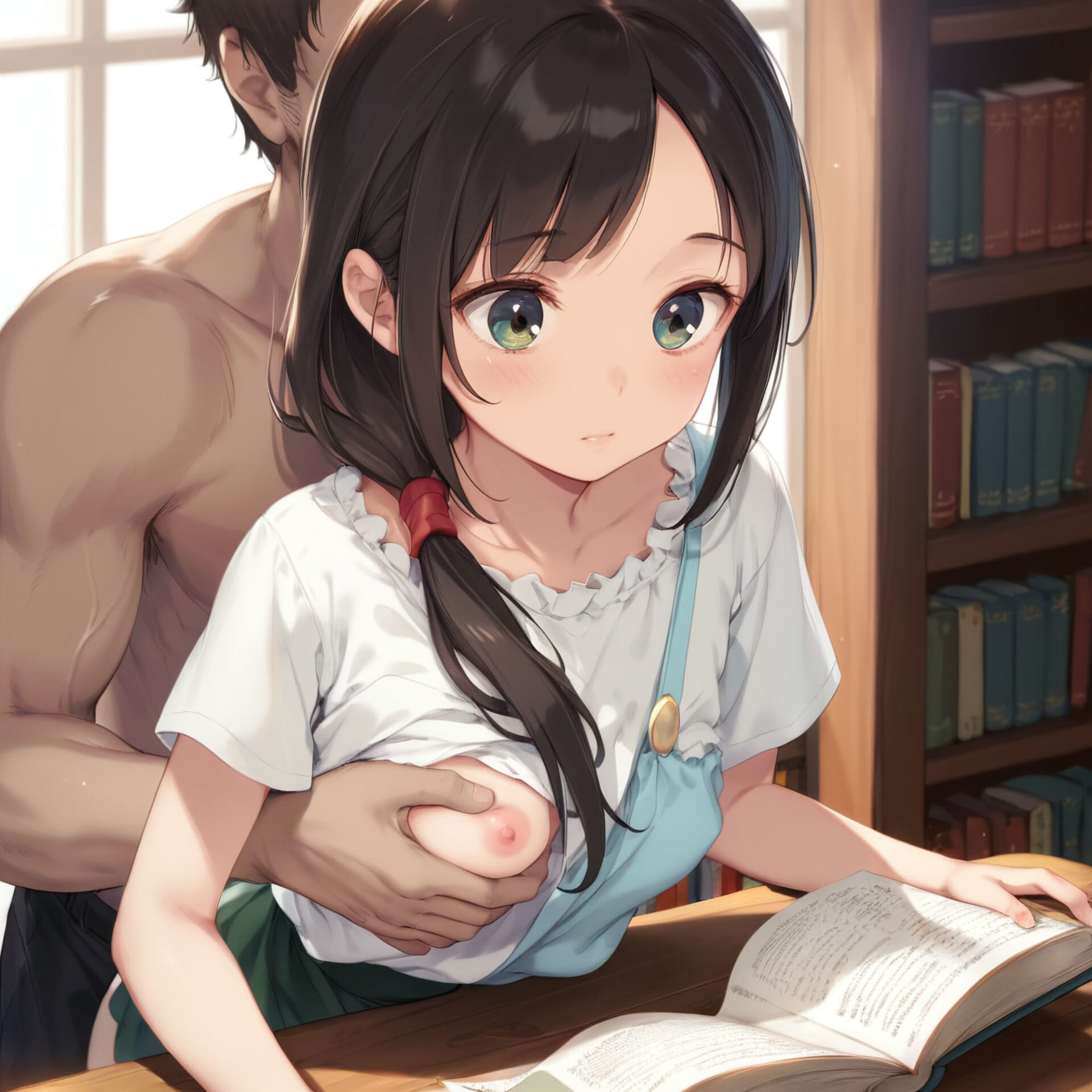 女の子触り放題図書館1