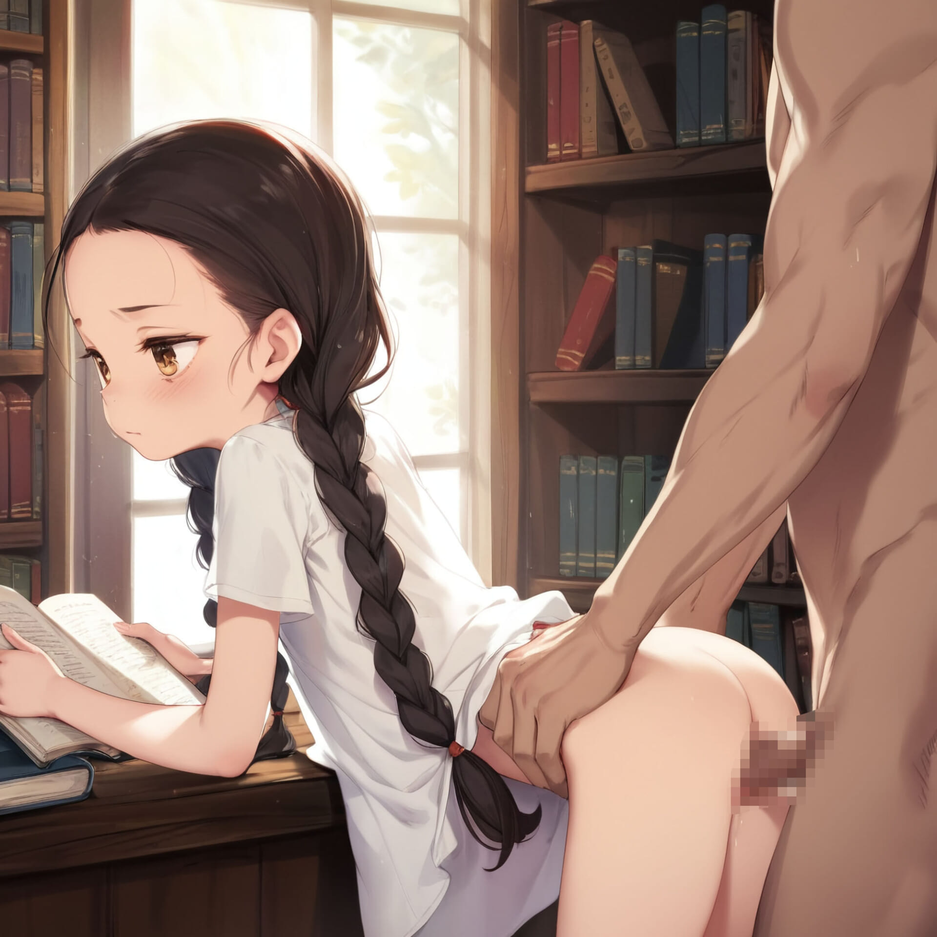 女の子触り放題図書館3