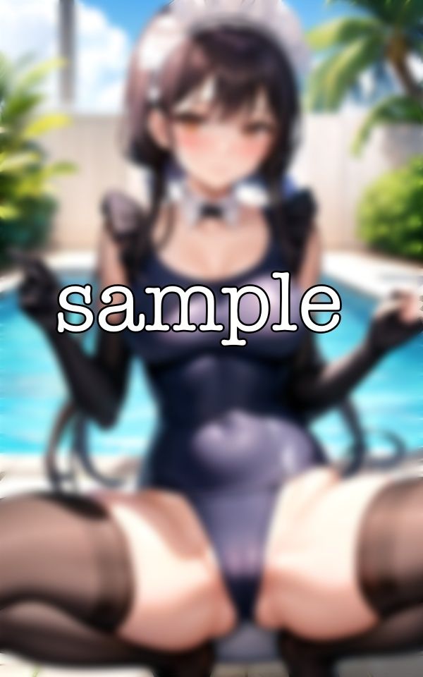 恥じらいの撮影会〜メイドに可愛い水着を着せてプライベートの撮影でえちえち〜4