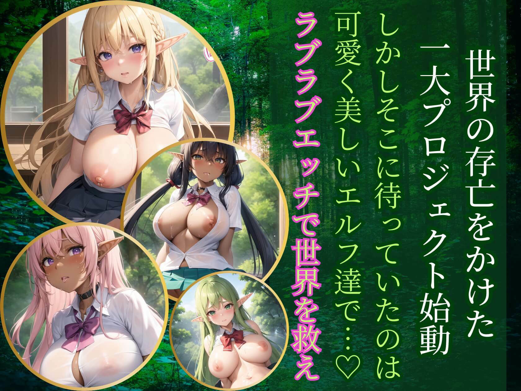 美少女エルフとラブラブエッチ2【豪華CG400枚収録】1