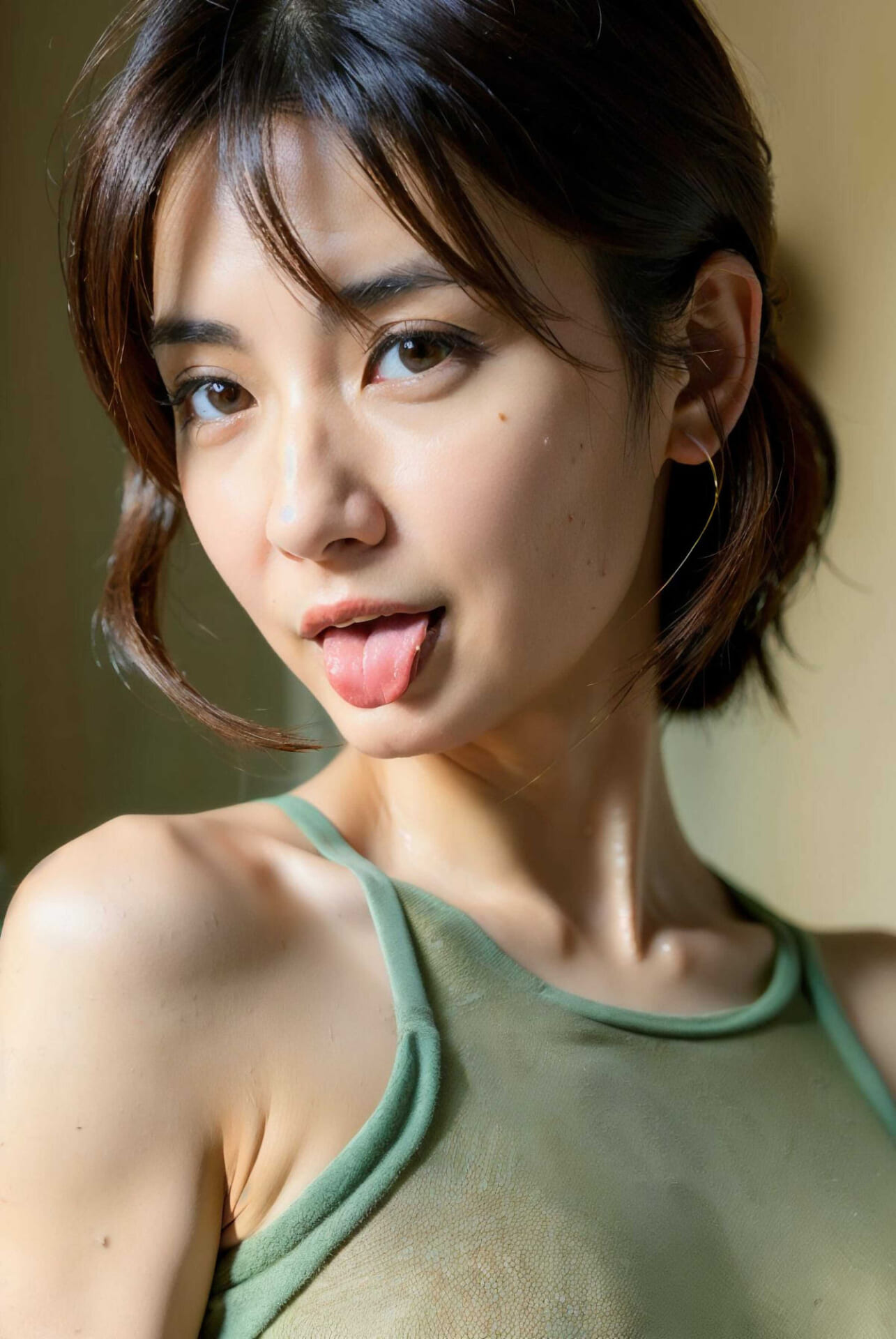 美熟女舌出し写真集7