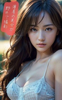 AI美女 薄着美女野外スライドショー1