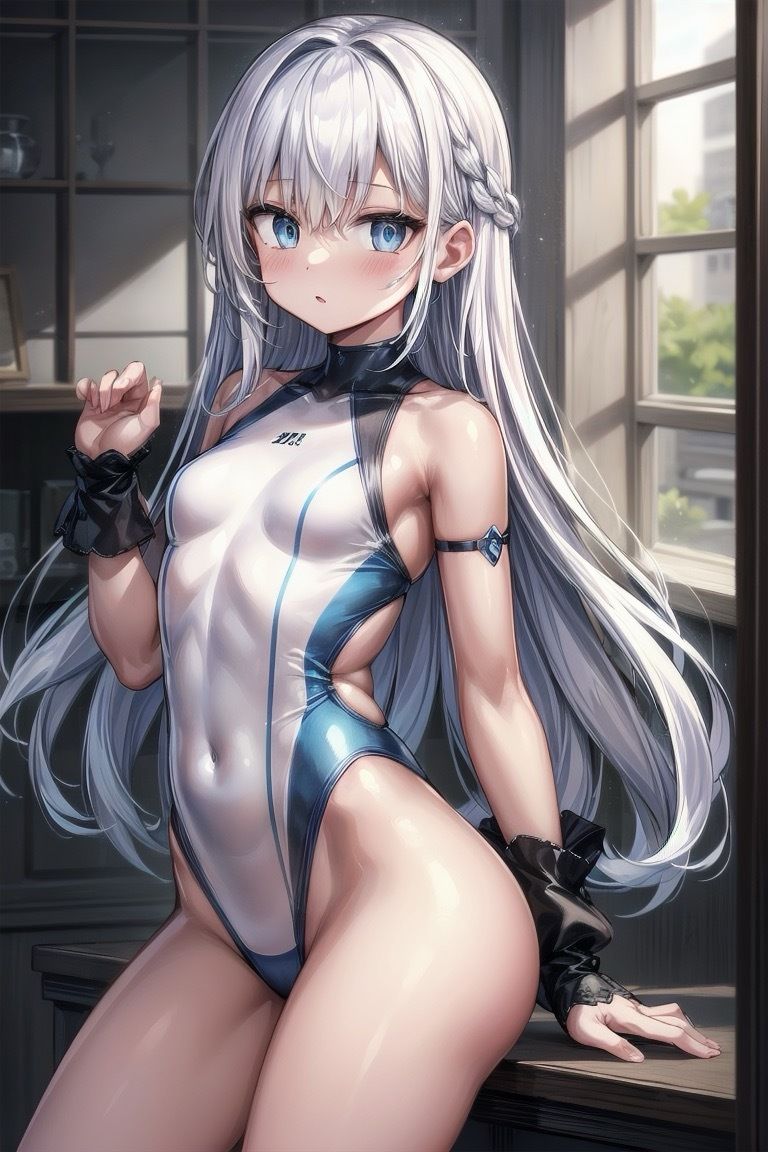 【R-15】貧乳競泳水着少女CG集1