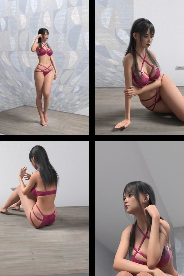 【chrl200】二階堂沙耶の下着モデル写真集 Lingerie-052