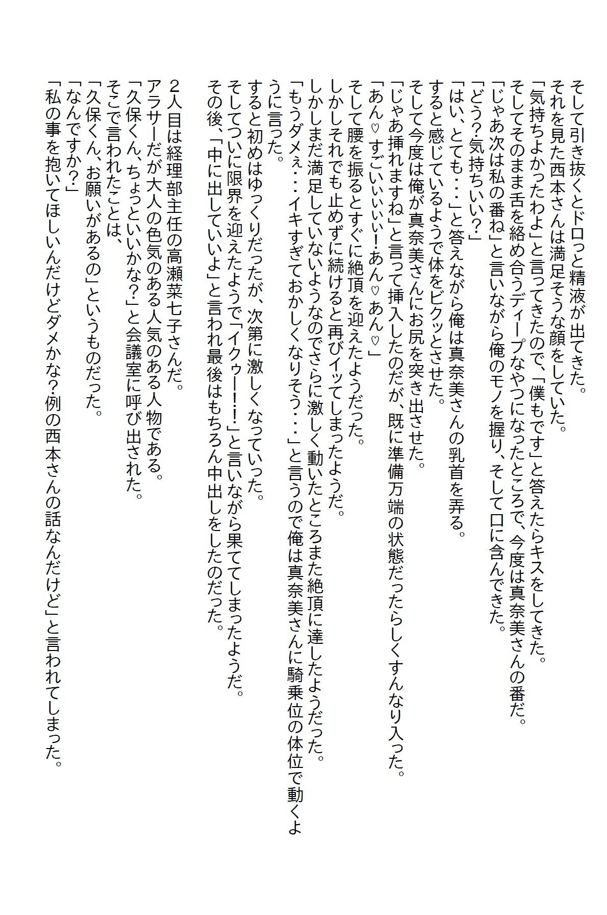 【小説】会社の女子社員の性奴●になったが、全員返り討ちにしてあげた 〜義妹がエロ過ぎて泣いた番外編〜2