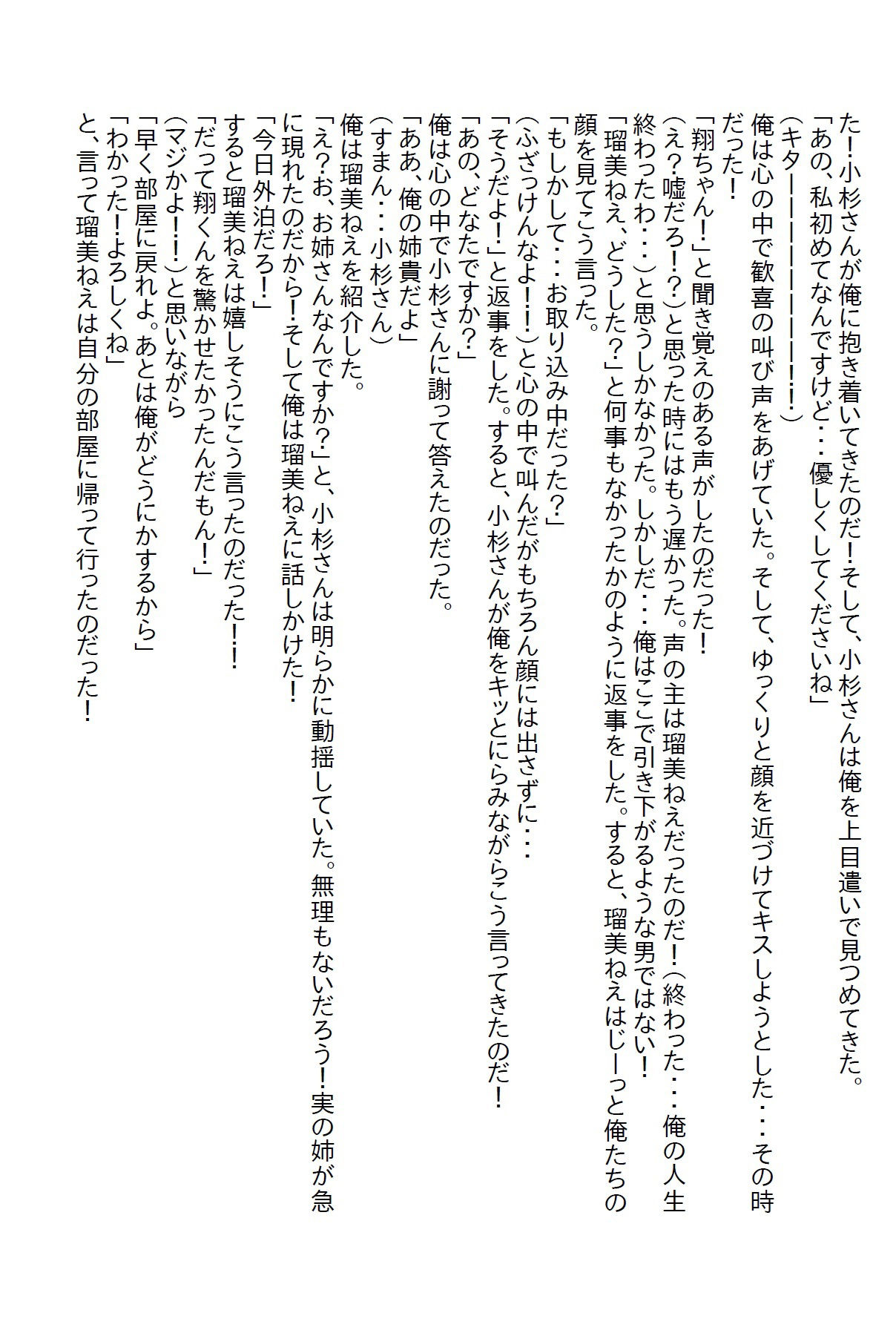 【小説】俺を溺愛するブラコンの姉がいるのだがそんな俺に年下の彼女ができてしまい2