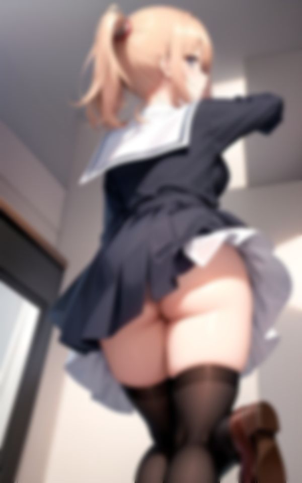 エロすぎる美尻を見せつける生意気女学生コレクション7