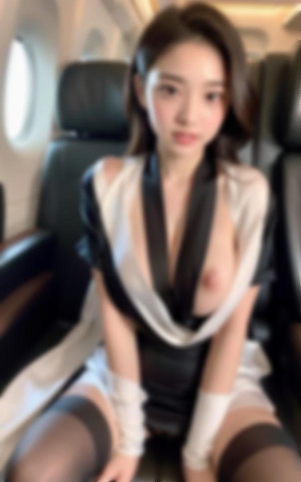 入社したての新人巨乳CAが機長を誘惑色仕掛け4